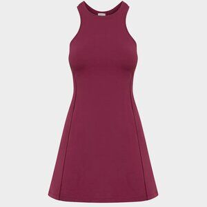 Aritzia Wilfred Free Trophy Dress in Twinberry Red NWT